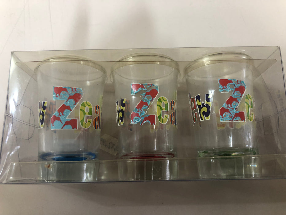 Shot Glasses - Set of 3 - New Zealand