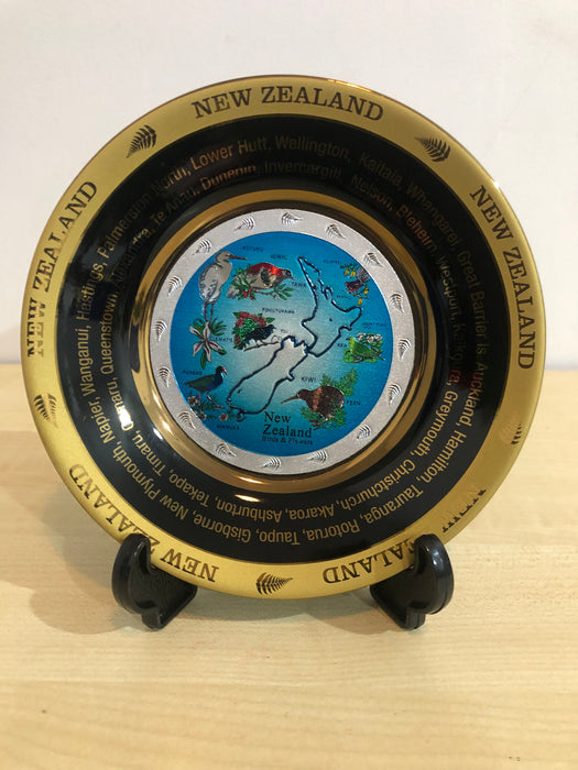 Plate 15cm Icons and Map with stand