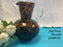JGB - Glass Vase - Brown Jug 19cm