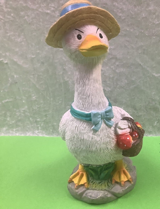 JGB - Polyresin Duck with Basket