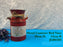 JGB - Metal Cannister Vase Red