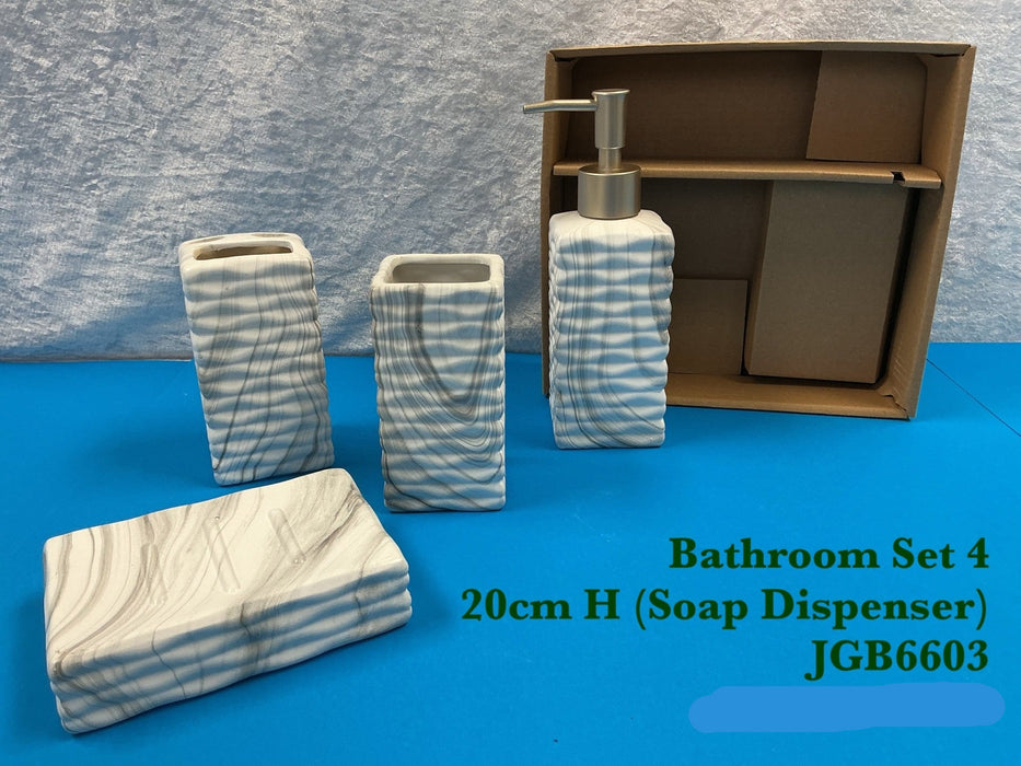 JGB - 4pcs Bathroom Set 6603
