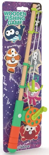 J'adore - Wooden Fishing Game - Purple