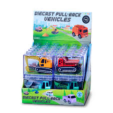 Verney Pull-Back Vehicles Earthmoving Series (assorted)