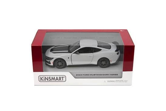 Kinsmart - 2024 Ford Mustang Dark Horse (White)
