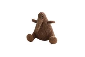 Kiwi & Friends - Kiwi Knitted Brown with Rattle
