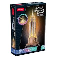 CubicFun 3D Puzzle - Empire State Building Night Edition
