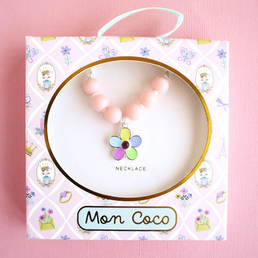 Mon Coco - Rainbow Flower Necklace