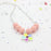 Mon Coco - Rainbow Flower Necklace