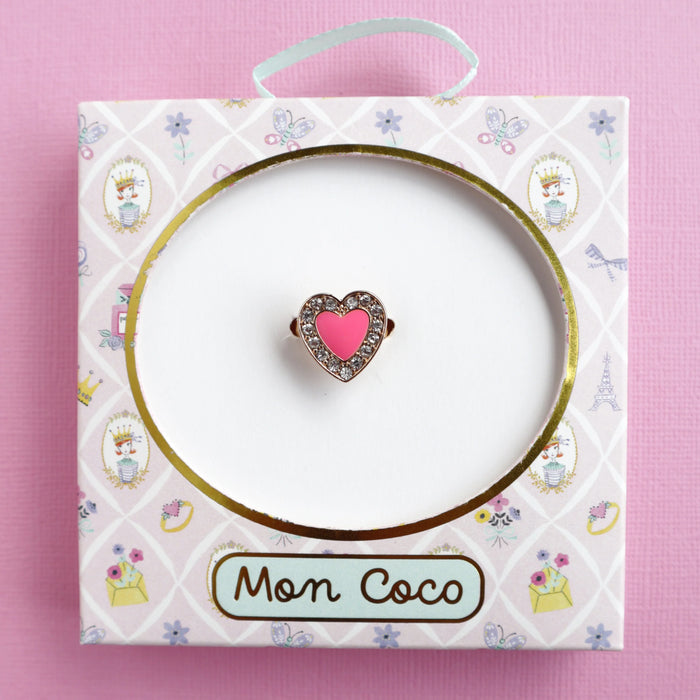 Mon Coco - Bling Heart Ring