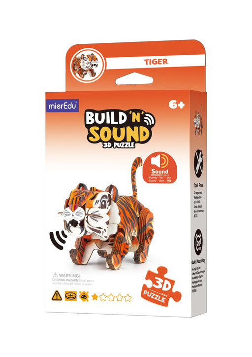 MierEdu: Build n Sound 3D Puzzle - Tiger