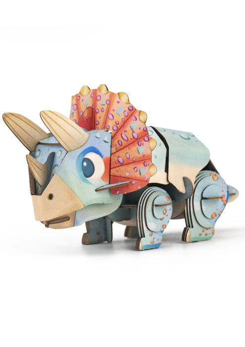 MierEdu: Build n Sound 3D Puzzle - Triceratops