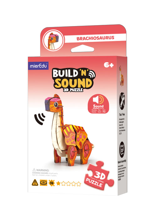 MierEdu: Build n Sound 3D Puzzle - Brachiosaurus