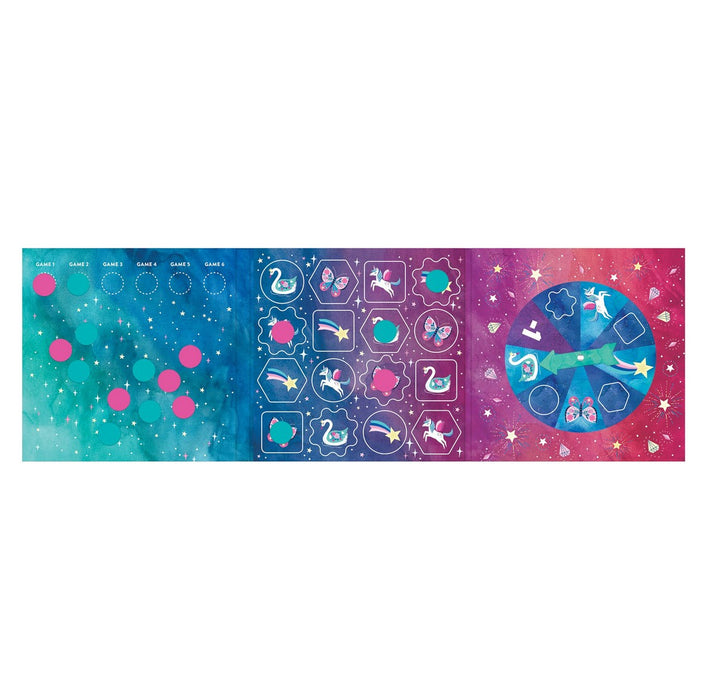 Mudpuppy - Magnetic Board Game - Unicorn Magic 4-in-a-row
