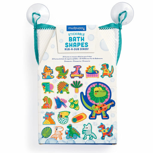 Mudpuppy - Stickable Bath Shapes Rub-A-Dub Dinos