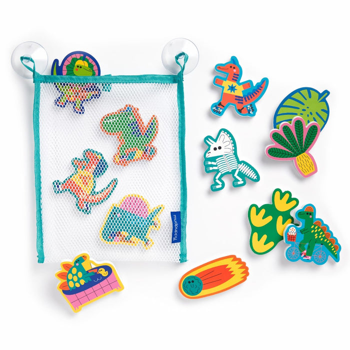 Mudpuppy - Stickable Bath Shapes Rub-A-Dub Dinos