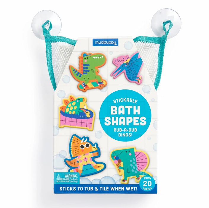 Mudpuppy - Stickable Bath Shapes Rub-A-Dub Dinos