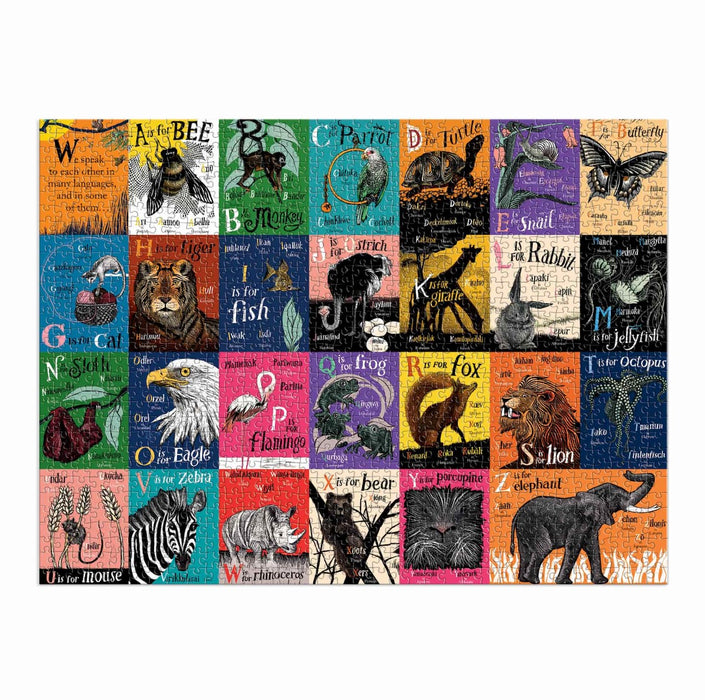 Mudpuppy - A is for Bee: An Alphabet in Translation