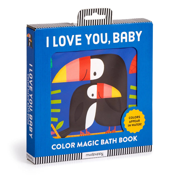Mudpuppy - Color Magic Bath Book - I Love You, Baby