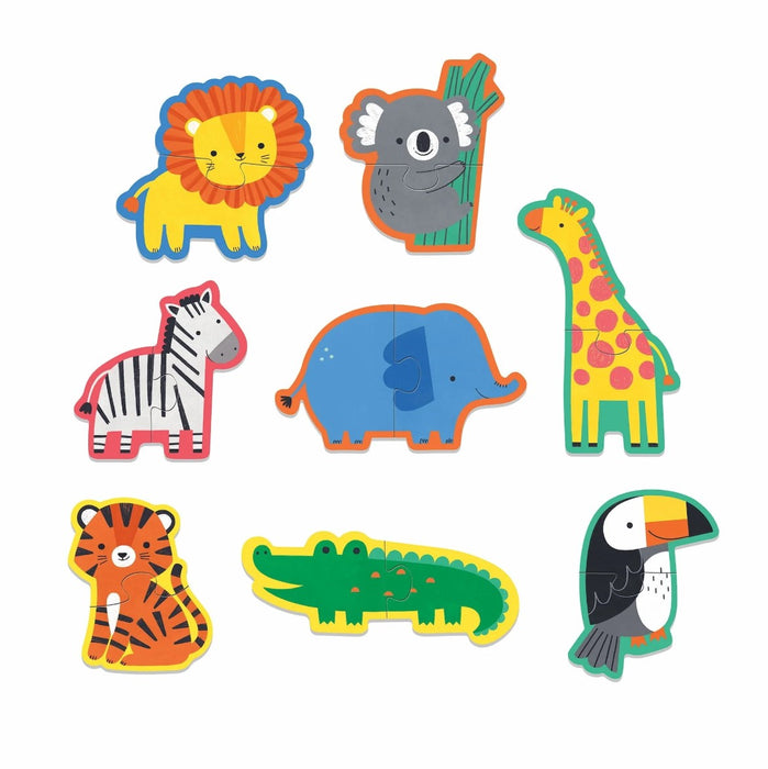 Mudpuppy - My First Puzzle Set - Happy Animals