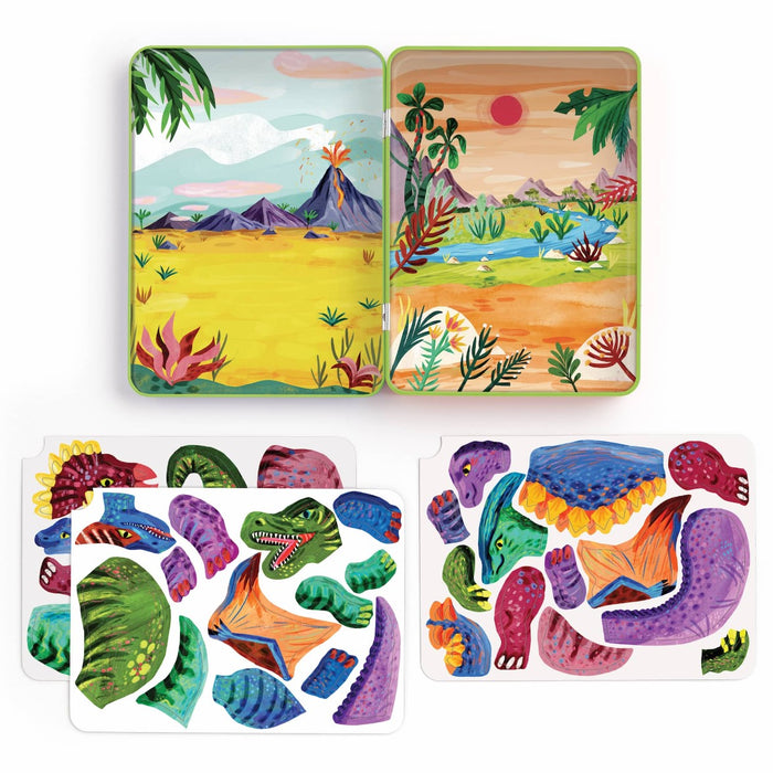 Mudpuppy - Magnetic Build-It Dino Mix-Up