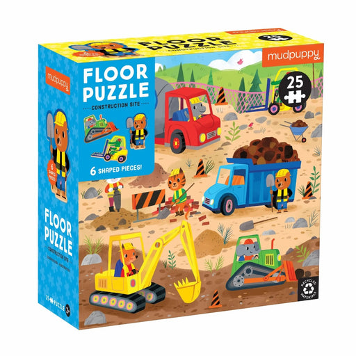 Mudpuppy - Floor Puzzle - Construction Site (25pc)