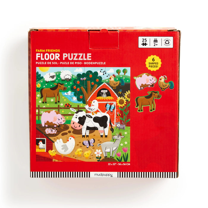 Mudpuppy - Floor Puzzle - Farm Friends (25pc)