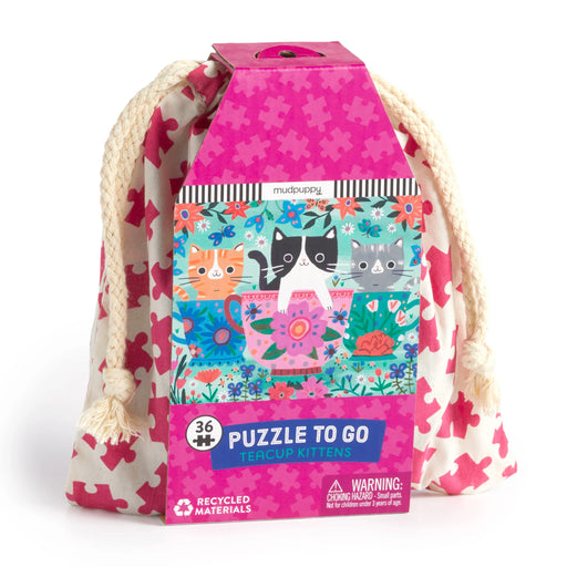 Mudpuppy - Puzzle to Go - Teacup Kittens (36pc)