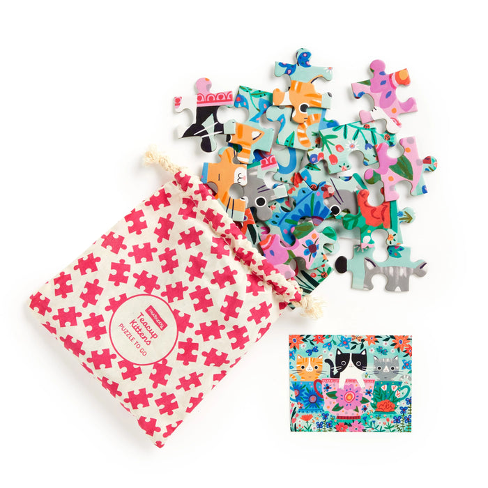 Mudpuppy - Puzzle to Go - Teacup Kittens (36pc)