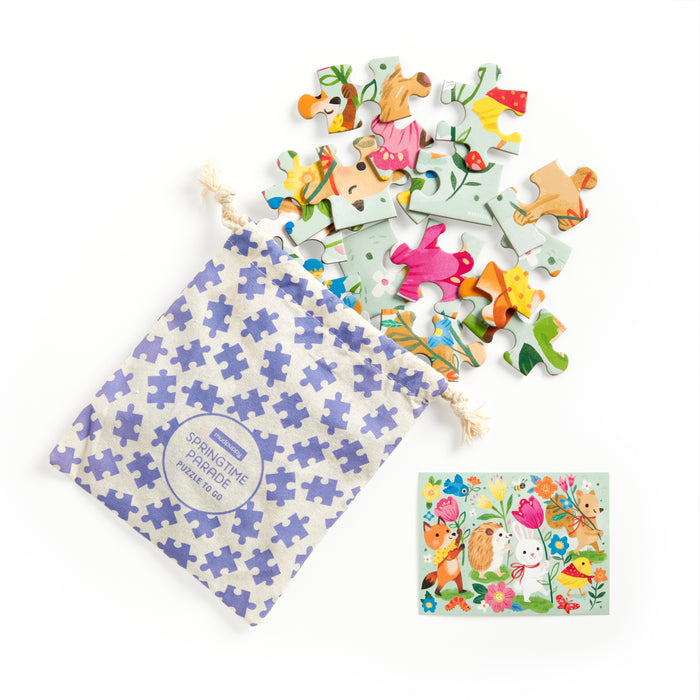 Mudpuppy - Puzzle to Go - Springtime Parade (36pc)