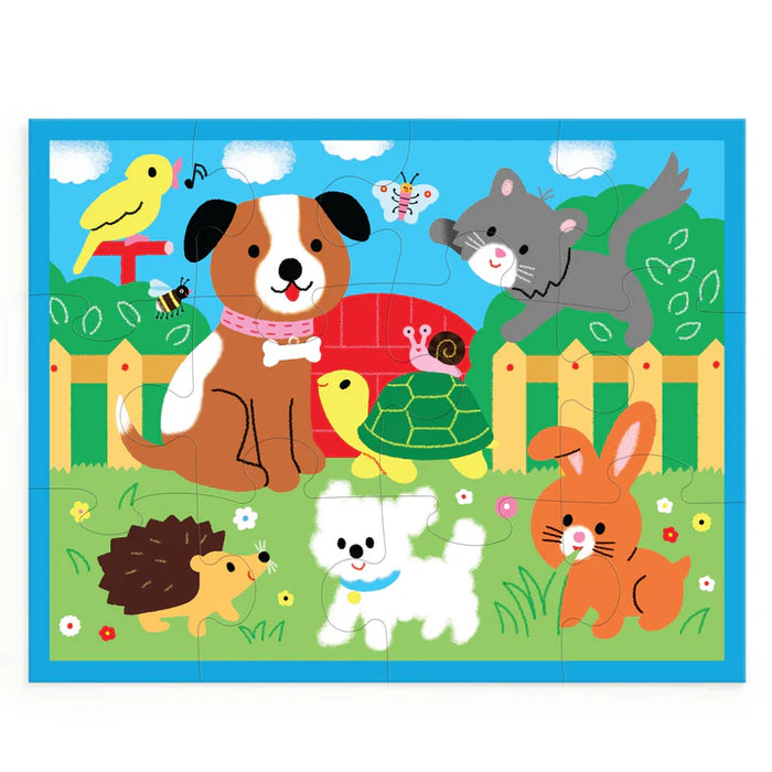Mudpuppy - Pouch Puzzle - Playful Pets (12pc)
