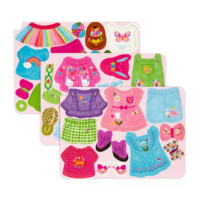 Mudpuppy - Magnetic Dress Up Garden Bunnies