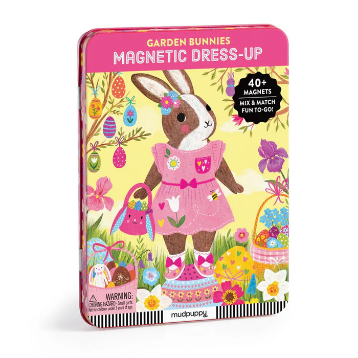 Mudpuppy - Magnetic Dress Up Garden Bunnies