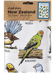 NZ Tea Towel - Birds of New Zealand