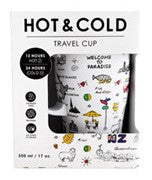 NZ S/S Hot & Cold Travel Cup - Welcome to Paradise