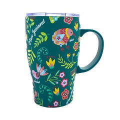 NZ S/S Hot & Cold Travel Cup - Manu Green