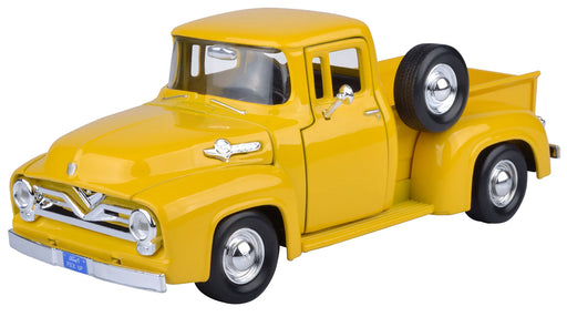 MotorMax Timeless Legends 1:24 - 1955 Ford F-100 Pickup Yellow