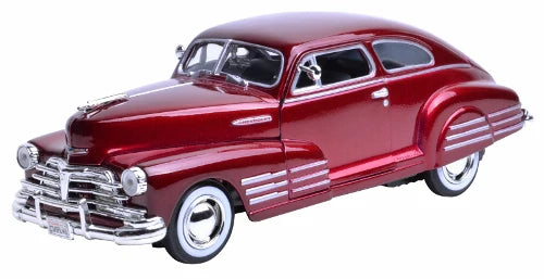MotorMax Timeless Legends 1:24 - 1948 Chevy Aerosedan Fleetline (Maroon)