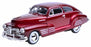 MotorMax Timeless Legends 1:24 - 1948 Chevy Aerosedan Fleetline (Maroon)