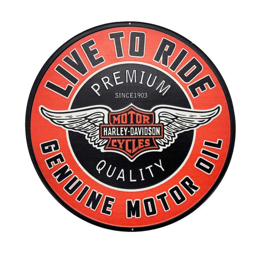 Man Cave - Live to Ride Sign