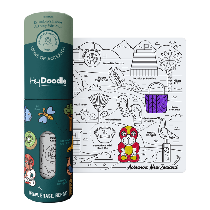 Hey Doodle Mini Playmat - Icons of Aotearoa
