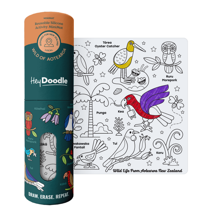 Hey Doodle Mini Playmat - Wild of Aotearoa