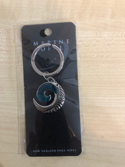 NZ Keyring - Etched Koru