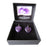 Wildside PS92 - Large Amethyst Heart Earrings