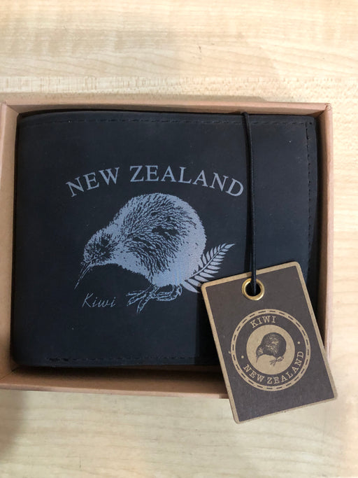 New Zealand Wallet - Kiwi Black
