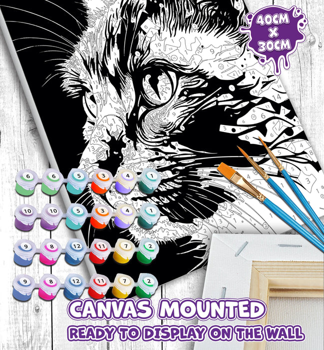Paint by Numbers - Bright Cat