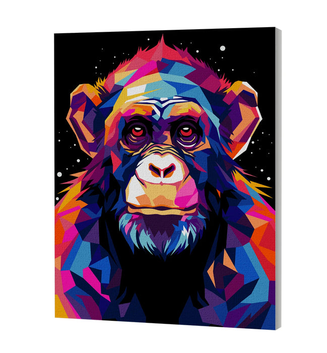 Paint by Numbers - Chimpanzee