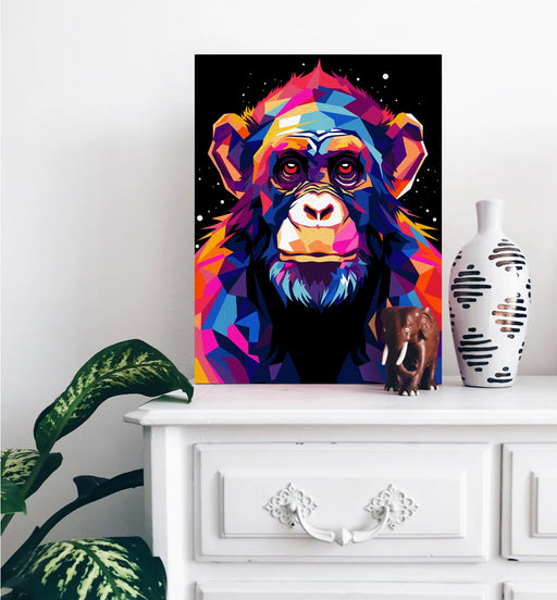 Paint by Numbers - Chimpanzee