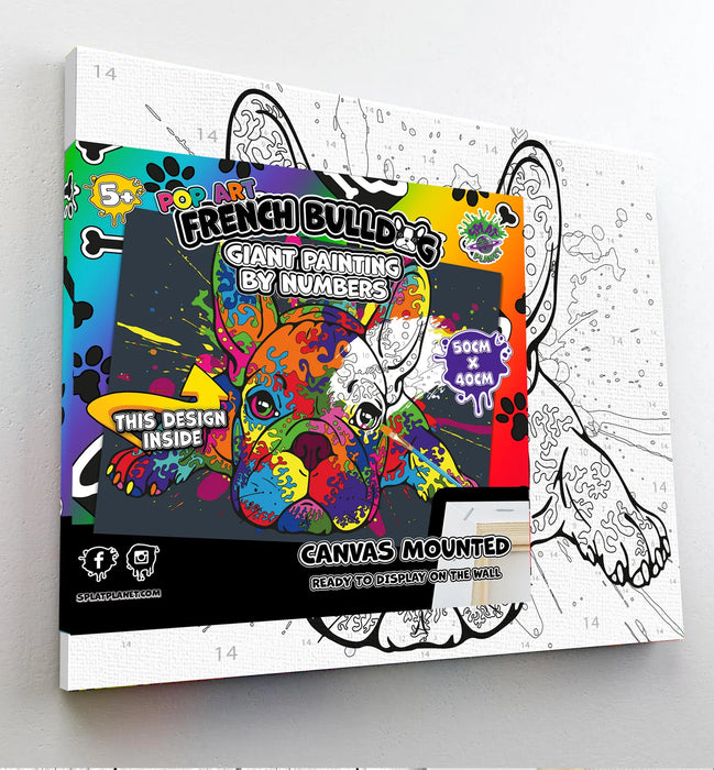 Paint by Numbers - French Bulldog Pop Art