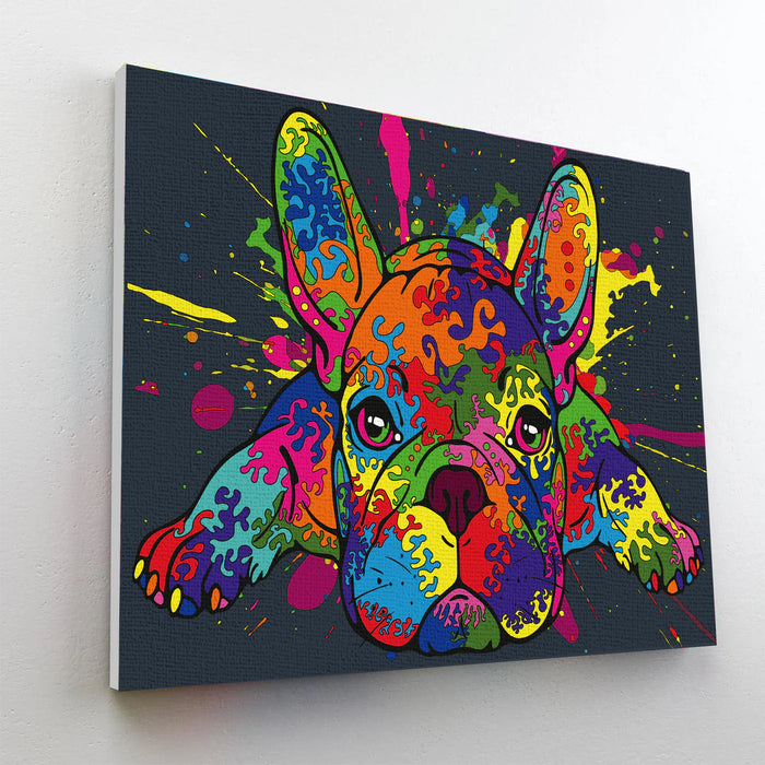 Paint by Numbers - French Bulldog Pop Art